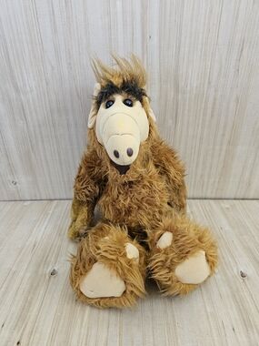 Vintage 1986 Brown Plush ALF Stuffed Toy